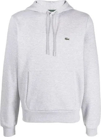 Lacoste Felpa Con Cappuccio In Pile-Uomo