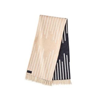 OYOY Alba Plaid Throw in Blue /Camel at Nordstrom