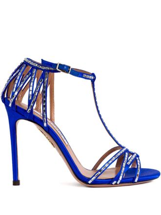 Aquazzura 110mm Forever More sandals - Blue