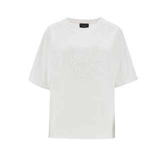 Emporio Armani Embossed crest T-shirt Woman L