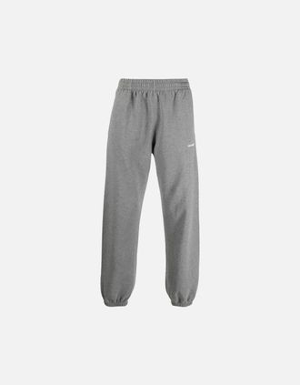Off-white Mens Off-White Wave Out! Diag Slim Fit Grey Sweat Pants - Size: 33/32/32