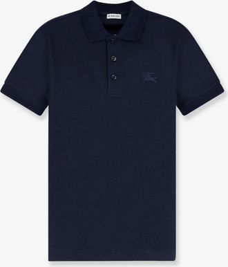 Burberry Polo in cotone con logo ricamato - BURBERRY - gender_Man