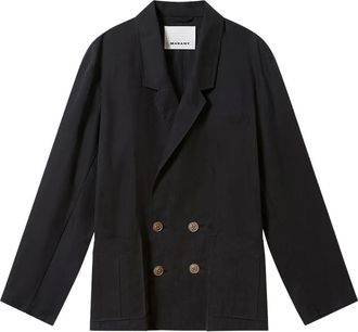 Isabel Marant Yhann blazer met knopen - Zwart