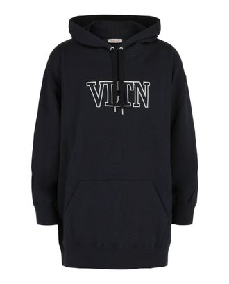 Valentino VLTN Two-Tone Varsity Logo Hoodie
