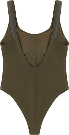 Brunello Cucinelli Womens Bicolor Polyamide One-Piece Swimsuit Clothing