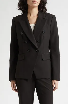 Toccin Kylie Double Breasted Blazer in Jet at Nordstrom, Size 00