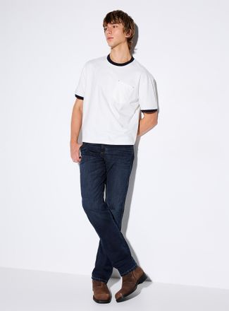Wrangler Mens Retro indigo jean Straight, slim fit