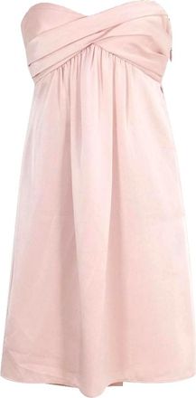 Max Azria Pink Strapless Party Dress with Bow Size XXS