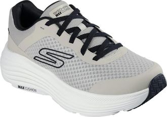 Skechers Mens Max Cushioning Endeavour Sneaker, Taupe and Black Synthetic/Textile, 7.5 UK