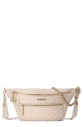 MZ Wallace Crosby Crossbody Sling in Buff at Nordstrom
