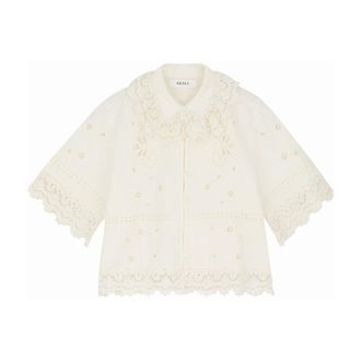Skall Studio Shirts, female, Beige, Size: L Talia Shirt