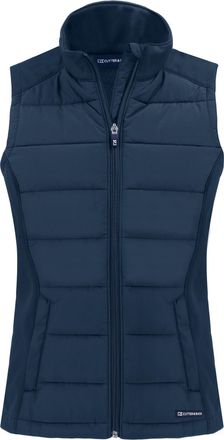 Cutter & Buck Evoke Hybrid Softshell Recycled Womens Full Zip Vest