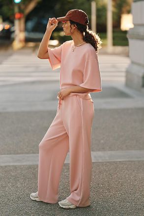 Bernardo Pull-On Wide-Leg Pants