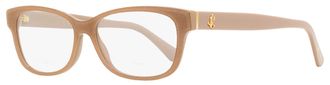 Jimmy Choo London JC278 Rectangular Acetate Eyeglasses - Beige