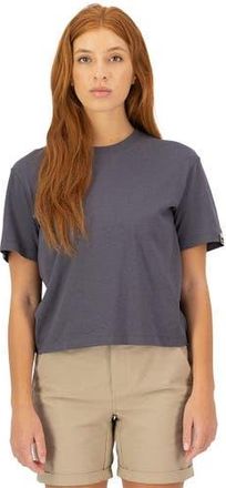 Mons Royale Yonder Merino Organic Cotton T-Shirt - Womens in Vintage Black at Nordstrom, Size Medium