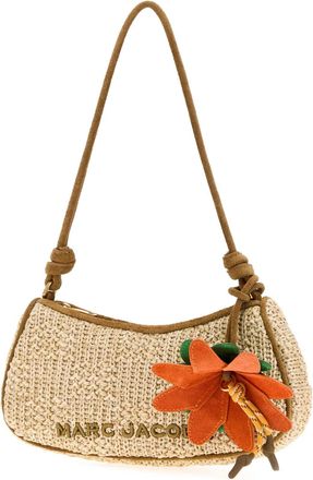 Marc Jacobs Womens Shoulder Bag Beige Raffia
