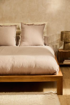 Calma House Funda n&oacute;rdica + 2 funda de almohada Layer2 Algod&oacute;n Piedra 270x240