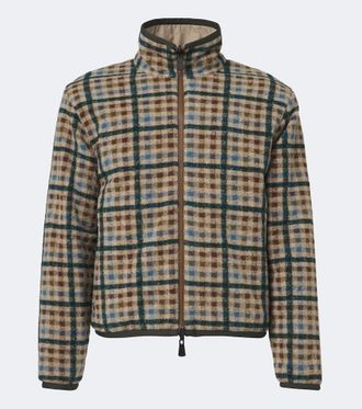 Moncler Chaqueta reversible de esqu&iacute; a cuadros