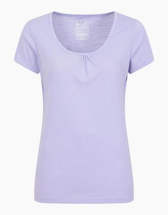 Mountain Warehouse Womens Mountain Warehouse Womens/Ladies Agra Quick Dry T-Shirt - Purple - Size: 20