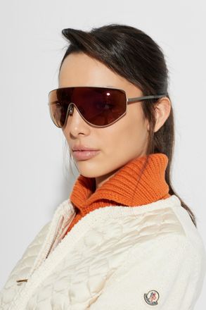 Moncler Tanium Sunglasses, Unisex, Brown