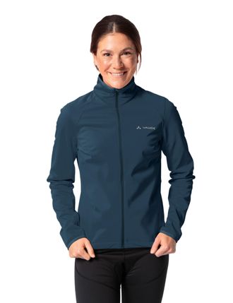 Vaude Softshelljacke VAUDE WOMENS MATERA SOFTSHELL JACKET II, Damen, Gr. 36, schwarz sea, Obermaterial: 100% Polyester, normal, Jacken Softshelljacke, windd