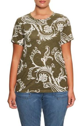 Sanctuary The Perfect T-Shirt in Inked Green at Nordstrom Rack, Size 2X
