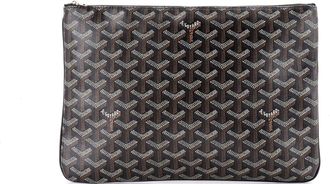 Goyard Senat Zip Pouch Coated Canvas MM