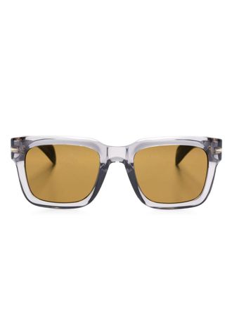 Eyewear by David Beckham Occhiali da sole con montatura wayfarer - Grigio