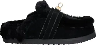 Nokwol Toby Fur Mule - Dames - Schoenen - Zwart - Maat: 41 EU Wol