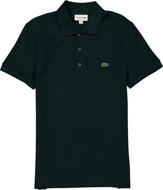 Lacoste Stretch Pique Short-Sleeve Slim Fit Polo Shirt, Brand Size 3 (Small)