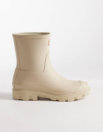 Hunter Downpour - Stivali da pioggia bassi beige-Neutro