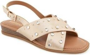 Kensie Alishia Slingback Sandal in Platino at Nordstrom Rack, Size 6.5