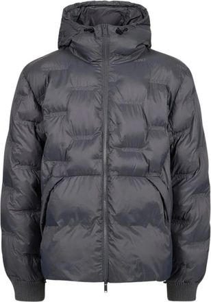 Iceberg Nylon Jas met Allover Logo - Heren - Winterjassen - Grijs - 2XL - Nylon - Jassen