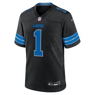 Nike Jameson Williams Detroit Lions Nike Mens NFL Game Jersey in Black | 67NM0B9M9JF-DEH