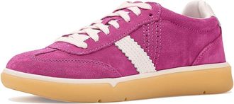 Vionic City Walk Womens Walking Shoes Rose Violet Pink Leather And Suede : 7.5 W