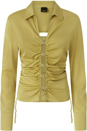 Pinko Camicia con arricciatura - Verde