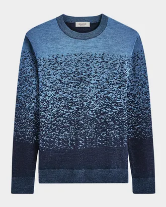Bugatchi Men & apos;s Wool Degrade Crewneck Sweater