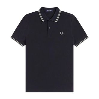 Fred Perry Polo Shirts, male, Blue, Size: 3XL M3600 Polo Shirt