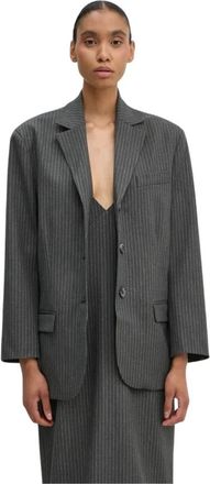 2nd Day Harry Blazer - Dames - Blazers - Grijs - M - Polyester - Jassen