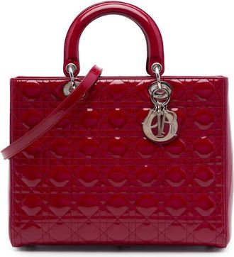Dior Pre-owned Dior Large Patent Cannage Lady Ladies BRTET4MYAM6G95L3