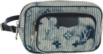 Louis Vuitton Pre-owned Belt Bags, female, Blue, Size: ONE SIZE Pre-owned Vintage Canvas Belt Bag
