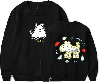 Generic James Marriott Merch Colorful Skeleton Dog Sweatshirt Crewneck Long Sleeve Sweatshirt Men/women Pullover (2,XXL)
