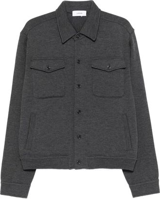 Lardini Giacca-camicia con tasche - Grigio