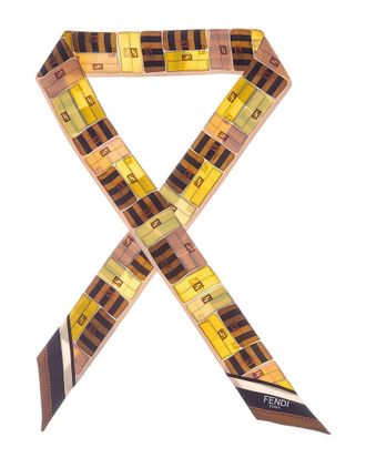 Fendi Fendi Wrappy Silk Neckbow