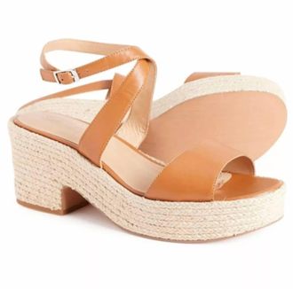 Splendid Womens Bowie Wedge Sandals In Pecan