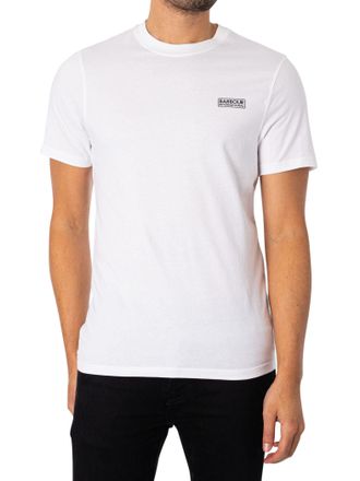 Barbour Mens Regular Fit Small Logo T-Shirt White XXL