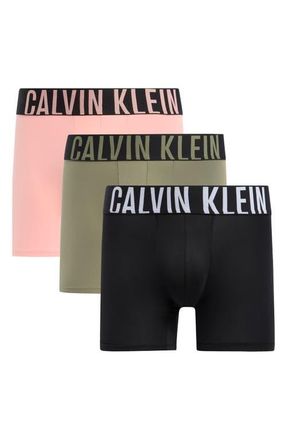 Calvin Klein 3-Pack Intense Power Microfiber Boxer Briefs in Ub1/ldi/4S2 at Nordstrom, Size X-Large