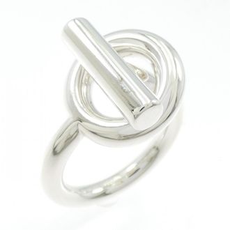 Herm&egrave;s Silver 925 Band Ring (Pre-Owned)