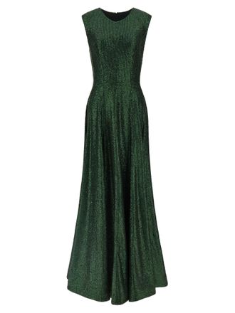 Norma Kamali Bicolor Polyester Long Womens Dress