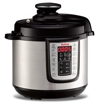 T-fal Cy505ee0 Olla Multi-cocci&oacute;n 3,8 L Negro, Plata